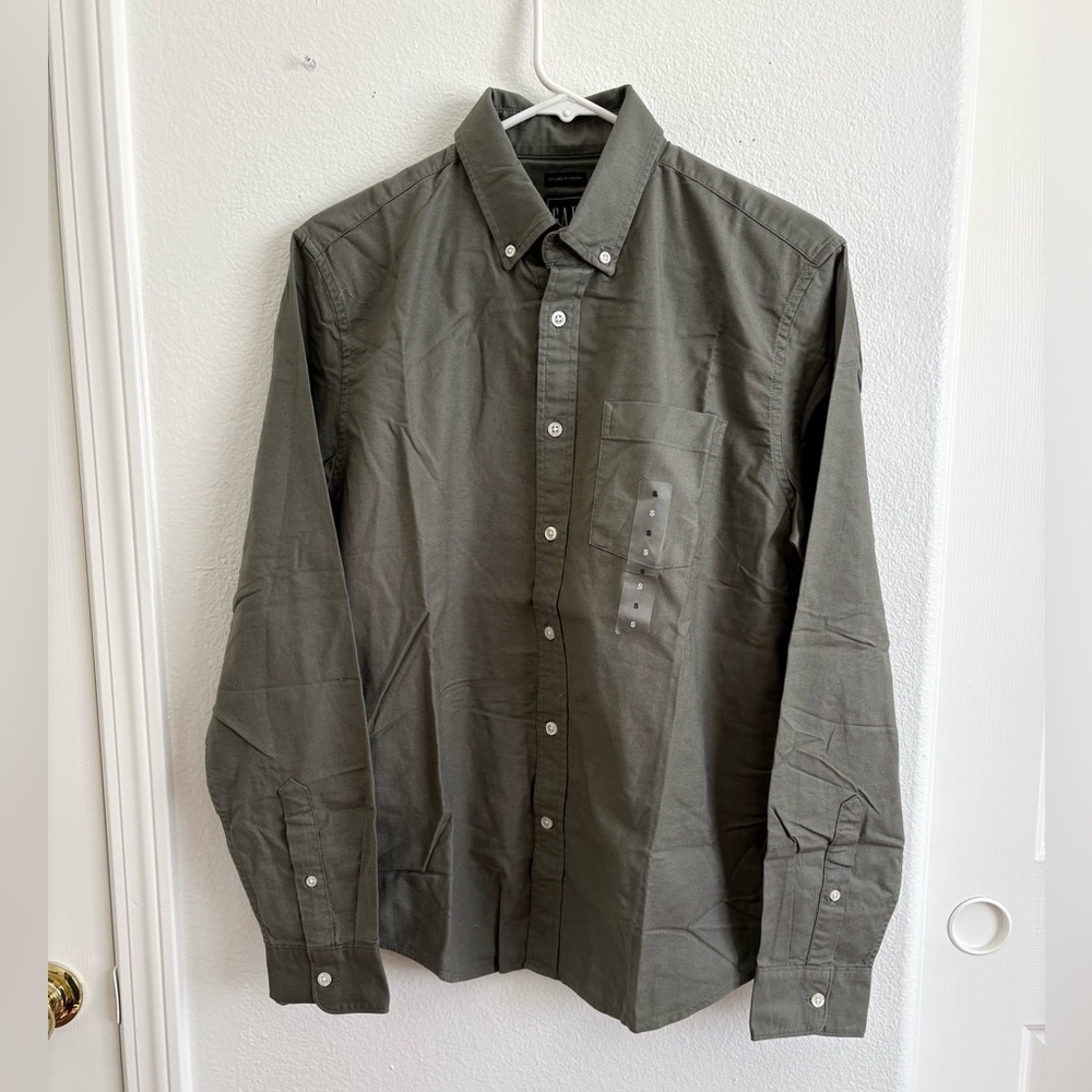 Gap Olive Green Button-down Shirt Size Small NWT